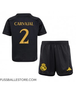 Günstige Real Madrid Daniel Carvajal #2 3rd trikot Kinder 2023-24 Kurzarm (+ Kurze Hosen)